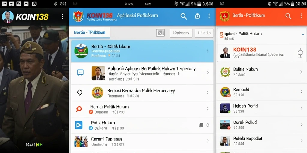 Tampilan antarmuka KOIN138 yang modern dan informatif.