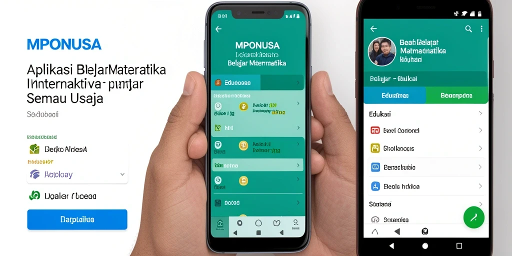 Antarmuka MPONUSA yang interaktif dan menarik.